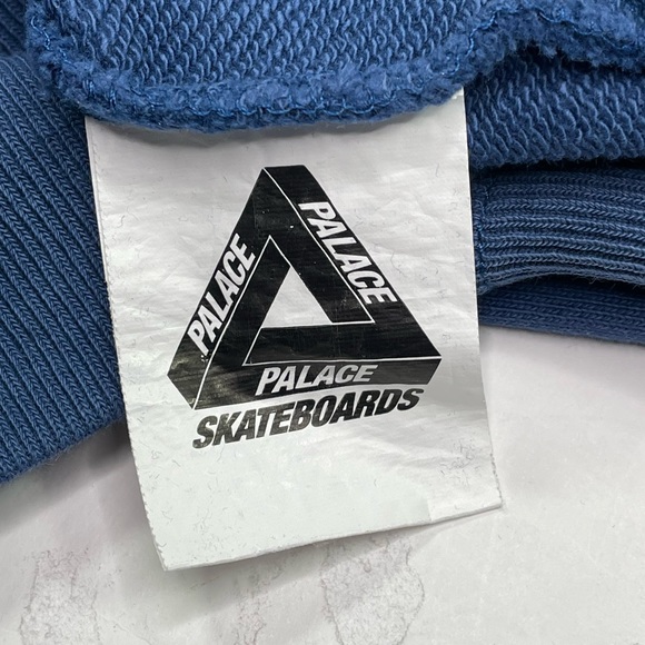 Palace Skateboards Alphabet Hoodie Blue & Red Hooded Sweatshirt Mens Small Size - Picture 6 of 7